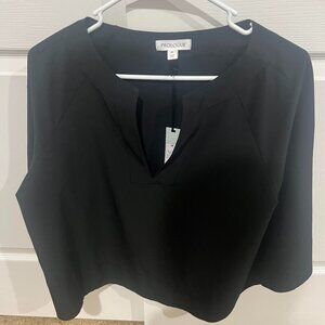 Prologue Black Long Sleeve Shirt Size M NWT